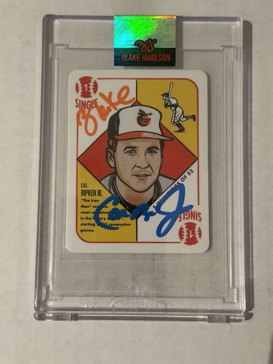 25+ Topps Baseball Cal Ripken, Jr. Autographed Sports Trading