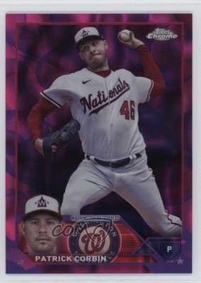 2023 Chrome Update Magenta & Purple Lava Lamp Refractor 3/299 Patrick Corbin 2u3