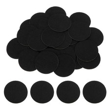 80Pcs Round Felt Circles, 38mm 1-1/2" Non-Woven Felt Fabric Sticker, Black