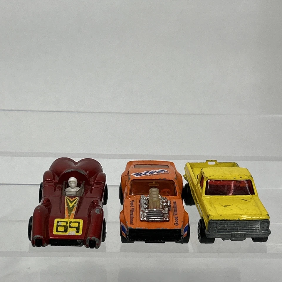 Vtg Matchbox Superfast Rolamatics Lot Mustang Piston Popper Wild Life Truck Turb - Image 2 of 4