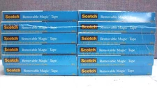 12 PACK SCOTCH REMOVABLE MAGIC TAPE 1/2"x2592" (72YD) 3" CORE 811 NEW 811