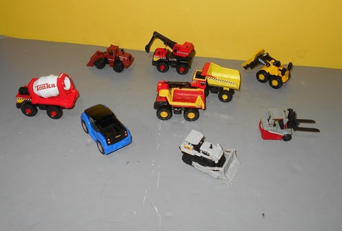 Lot of TONKA Maisto 1:64 Die Cast Metal / Plastic Construction Vehicles w/ Match - Picture 2 of 2