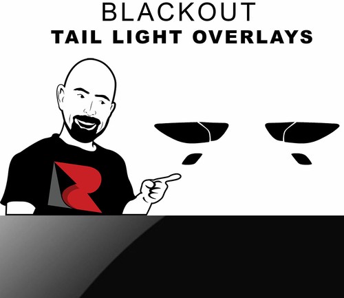 Rtint Tail Light Tint Overlay for Mazda CX-5 2013-2016 - Blackout Smoke