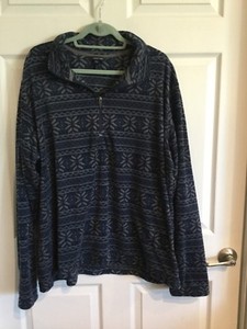 lands end men's fleece pullover