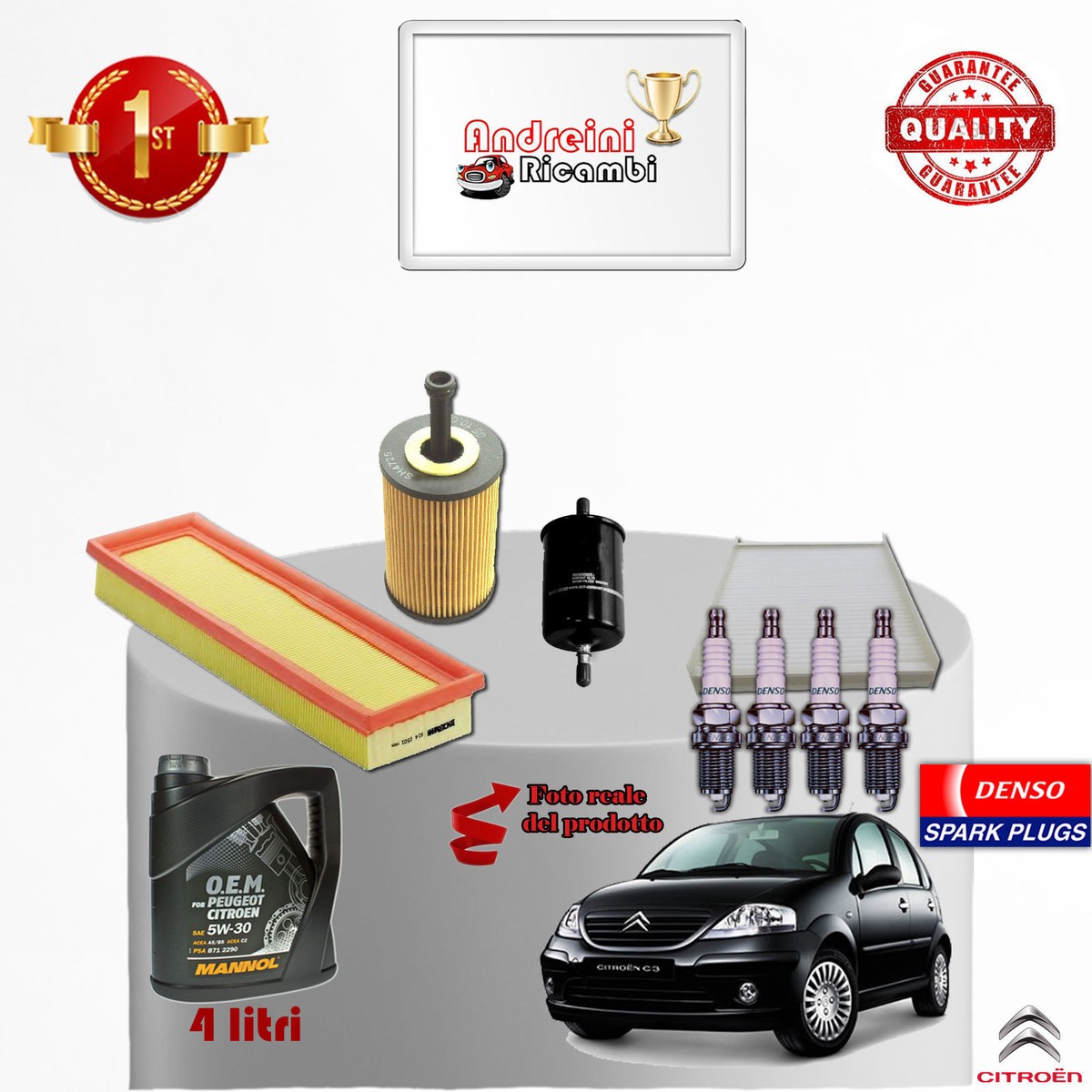 Kit Tagliando Citroen C3 SX 1.6 BlueHDi 75 CV Diesel - Foto 13