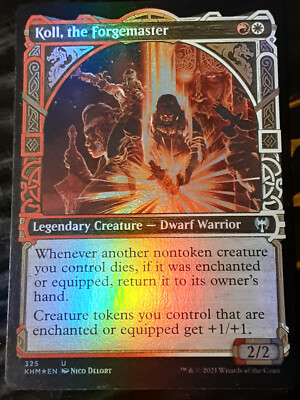 Koll the Forgemaster Showcase FOIL , Kaldheim , NM , MTG