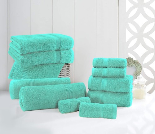 Luxury Egyptian Cotton Towels Face Hand Bath Sheet Soft 600 GSM Thick Towels - Picture 11 of 36