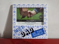 BEST DAD IN WORLD 4 x 6 Photo Picture Frame - Special Moments Collection