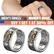 1x Adjustable Feng Shui Pixiu Ring Buddhist Jewelry Amulet Wealth Quality Lucky