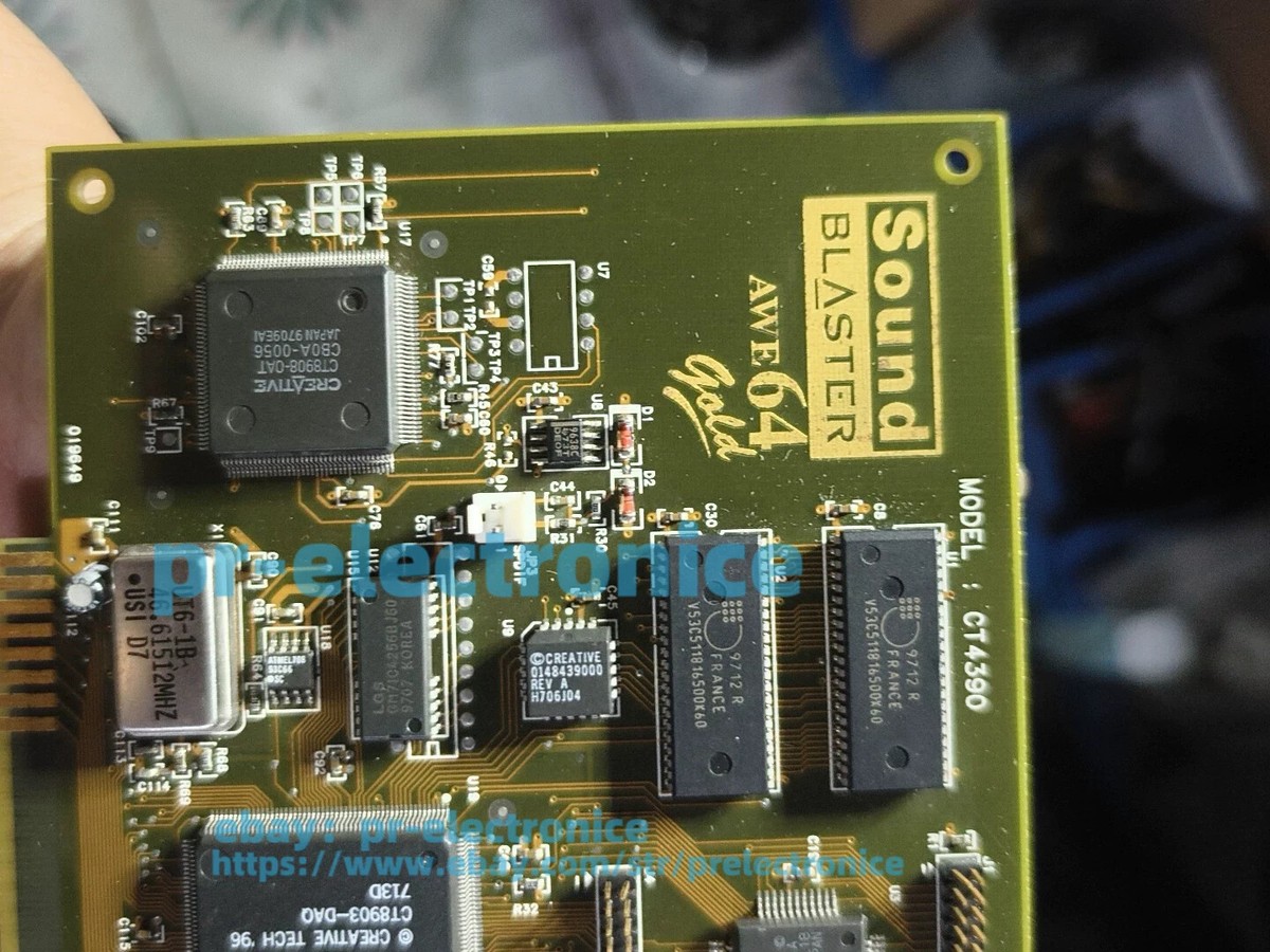 Creative CT4390 Sound Blaster AWE64 Gold Sound Card#Pr | eBay