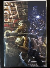 FAME: 50 CENT #1 (CAIO CACAU PUNISHER HOMAGE) COMIC BOOK TIDAL WAVE VIRGIN COVER