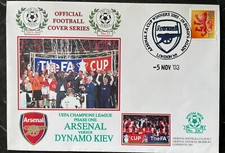 Arsenal v Dynamo Kiev 5th November 2003 Dawn First Day Cover