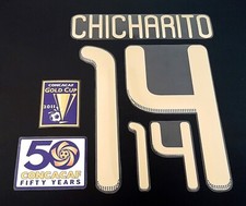 Mexico Gold Cup 2011 Name Set & Patches Chicharito Hernandez For Away Jersey