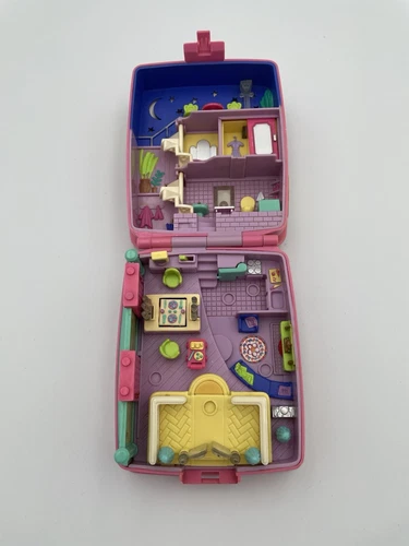 VTG  Polly Pocket Star Bright Dinner Party 1994 Bluebird No Figures No Lights A2