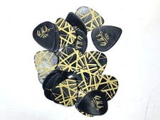Eddie Van Halen Guitar Picks EVH Black Yellow Stripes Max Grip .60mm 24-Picks