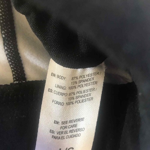 Gaiam Open Back Black Gray Sports Bra Women’s Size Large - Picture 6 of 7