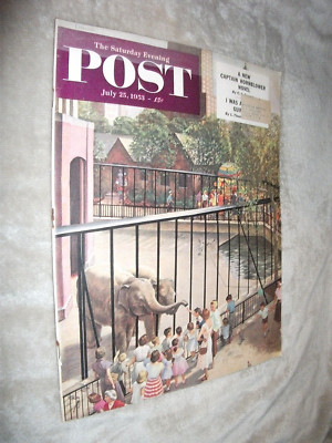 THE SATURDAY EVENING POST. 1953 JULY 25th. ADVERTS. FEATURES. STORIES.