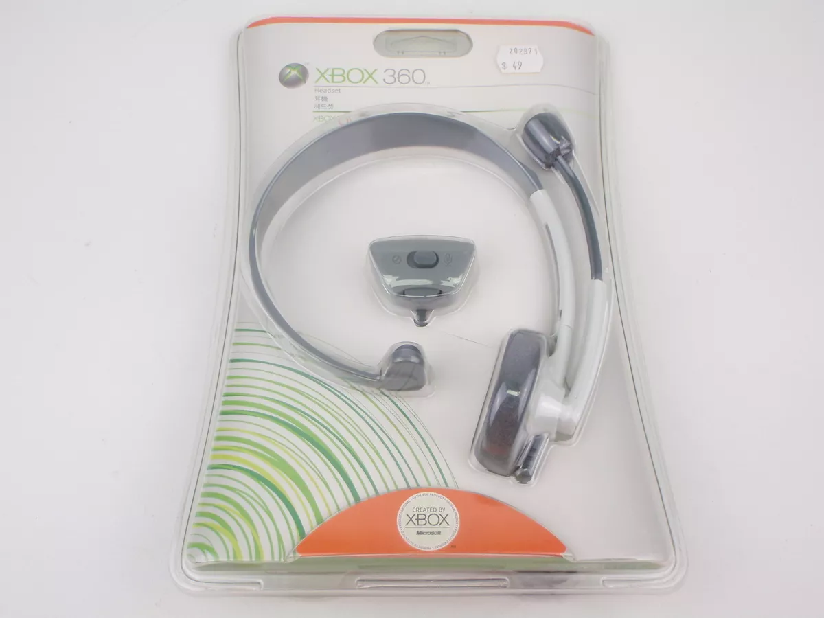 XBOX360 HEADSET GENUINE XBOX 360 LIVE ORIGINAL XBOX360 MICROPHONE