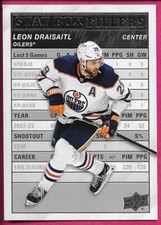 2023-24 Upper Deck Series 1 UD Hockey Stat Box Fillers 