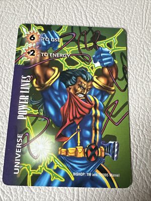 Bishop 1995 Marvel Over Power Universe Power Lines TCG CCG