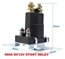 CUMMINS SOLENOID RELAY 3916302 500A/12V/24V DC Magnetic Switch Relay:24V Start