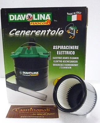 Filtro Originale di Ricambio per Bidone Aspiracenere Diavolina Cenerentolo Nuovo