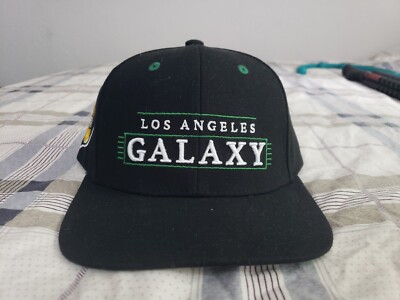 Men's Mitchell & Ness Black LA Galaxy LOFI Pro Snapback Hat