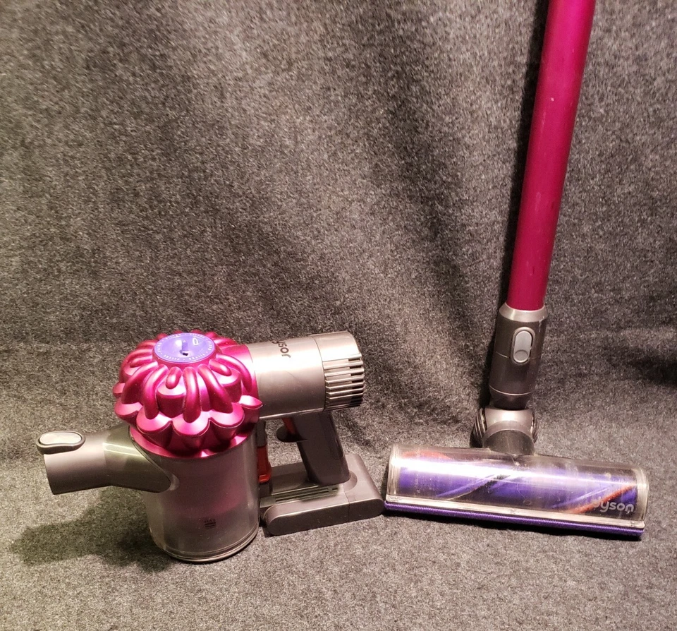 Dyson - ほぼ新品！dyson ダイソン sv04v6 motorhead fuchsia Dyson - V6 Motorhead Handheld Cordless fuchsia Stick Vacuum