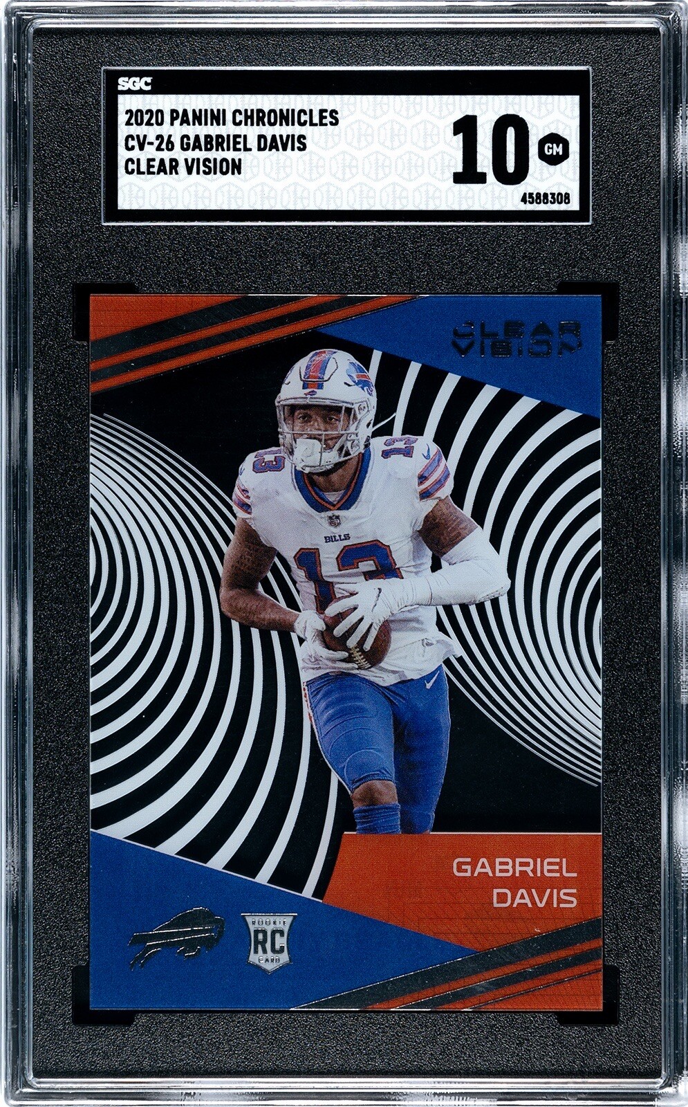 Gabriel Davis Panini Chronicles Clear Vision Rookies #CV26 Base