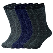 3-12 Pairs Mens Winter Thermal Insulated Heavy Duty Heated SOX Socks Size 10-13