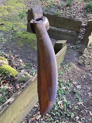 Original Bechstein Propeller vermutl. Focker D VII WK I, mit bewegter Geschichte