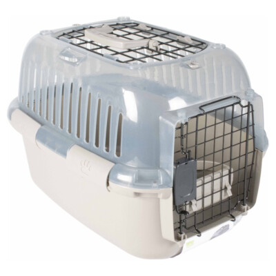Transportbox Adventurer grau für Katzen von Europet Bernina sicher robust