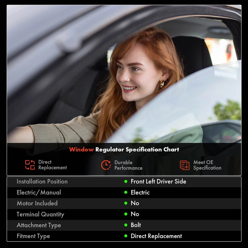 Front Driver Window Regulator with Panel for Mercedes-Benz E300 E350 E400 E450 - Image 2 of 4