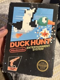 Nintendo NES 1985 Duck Hunt Matte Sticker Seal 1st Run Test Market CIB RARE!