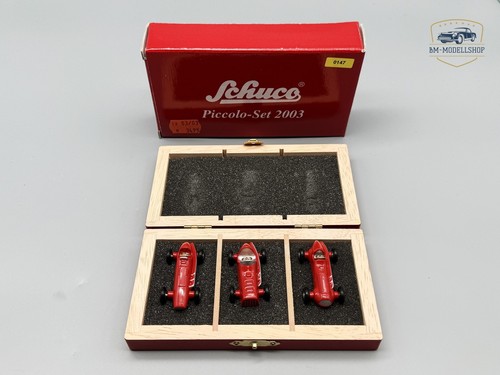 Ensemble Schuco Piccolo 1/90 - 50 Ans De Voitures De Course Mercedes - Occasion