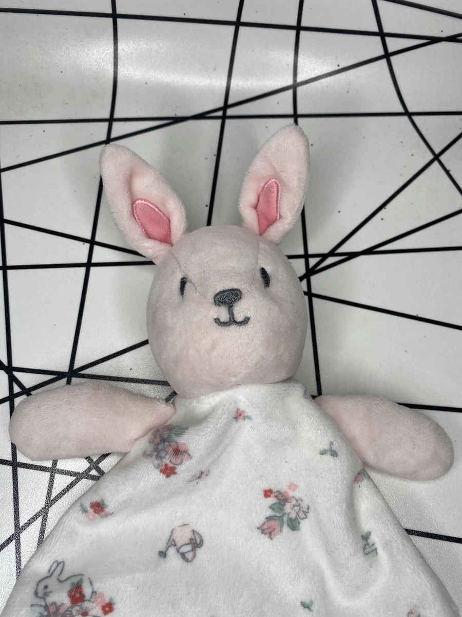 Little Nutmeg Morrisons Floral Bunny Rabbit Comforter Blanket Soft Toy