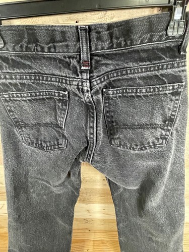Arizona Co Black Wash Jeans Pants Boys (8) Regular Relaxed Cotton Denim Bottoms - Picture 7 of 10