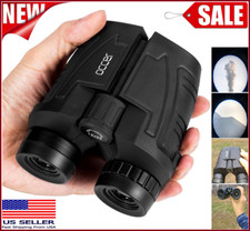 12X25 Compact Binoculars with Clear Low Light Vision - Large Eyepiece Waterproof