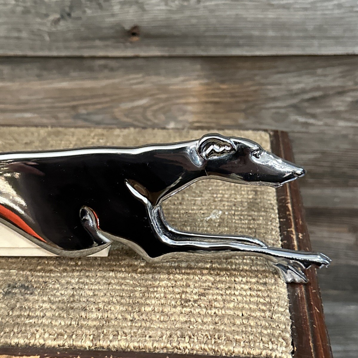 Vintage Greyhound Bus Emblem Ornament Sign Advertising Greyhound