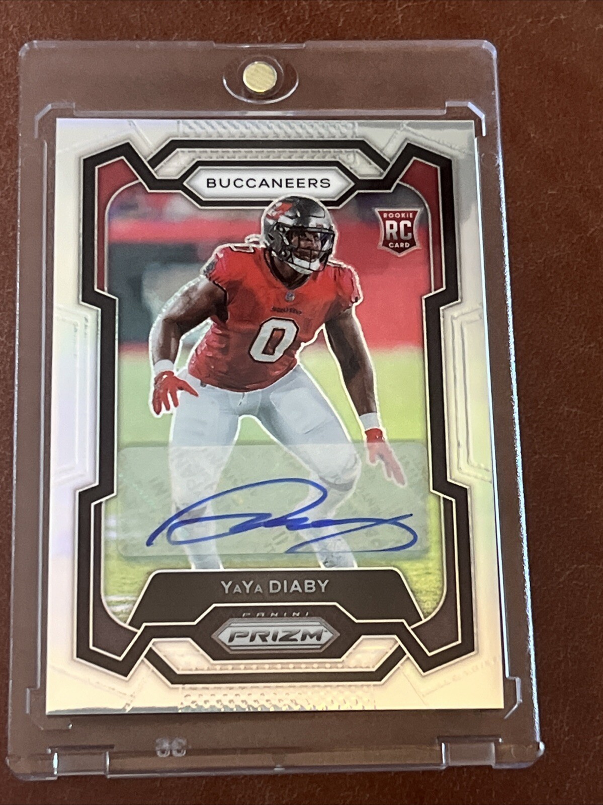 2023 Panini Prizm Silver Rookie Auto YaYa Diaby Buccaneers Card #394💥🏈