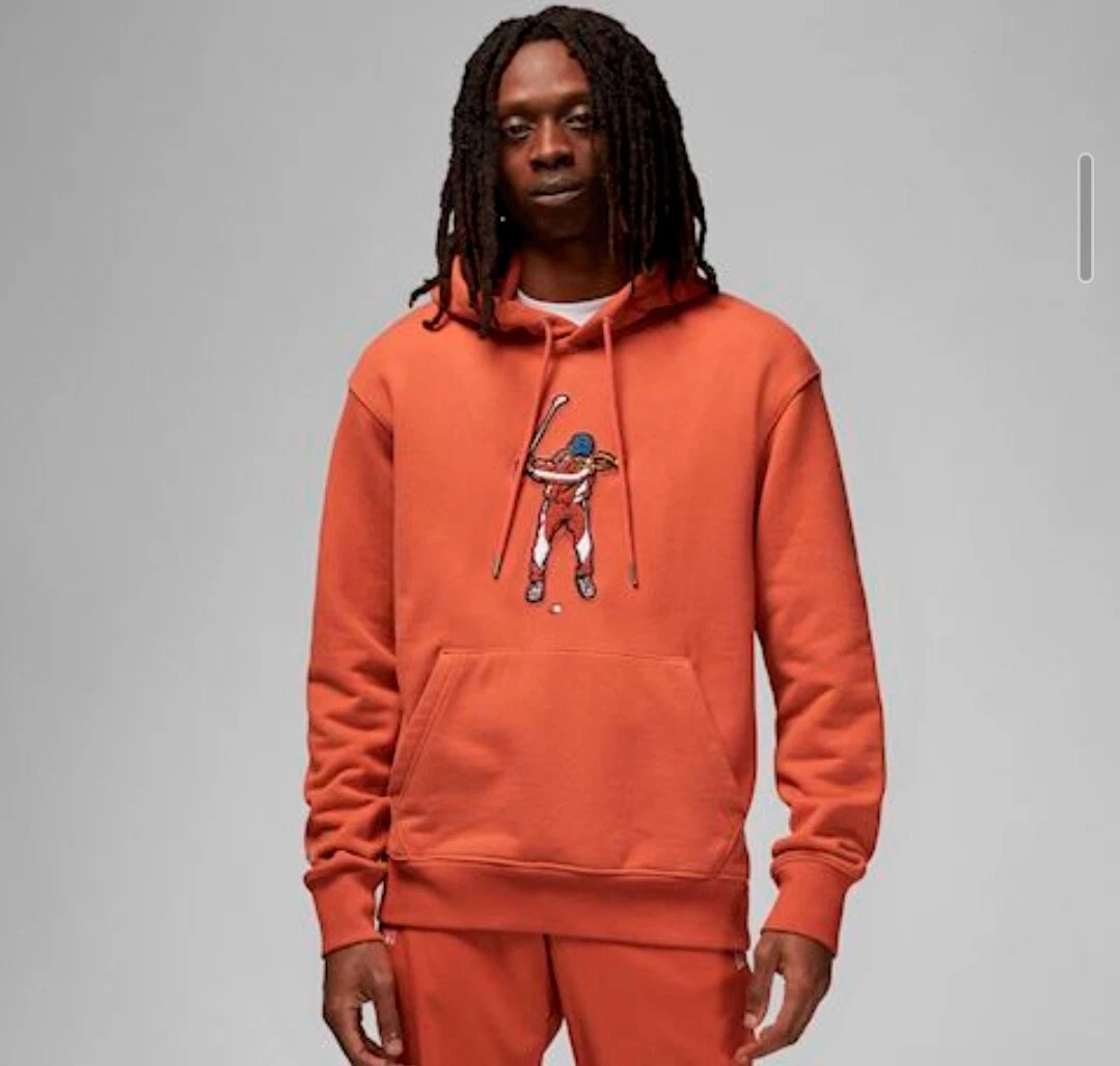 Jordan hoodie orange discount