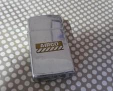 Vintage Zippo Slim Lighter-Advertising AIRCO Dated 1985