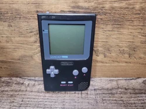 Nintendo Game Boy Pocket MGB-001 Black Handheld System TESTED!