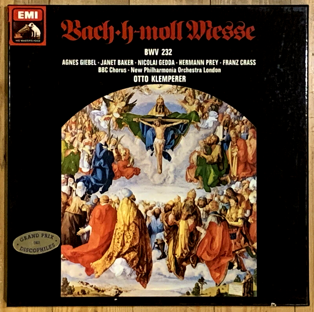 Bach Mass in B minor Messe in h Moll KLEMPERER EMI ELECTROLA 3LP