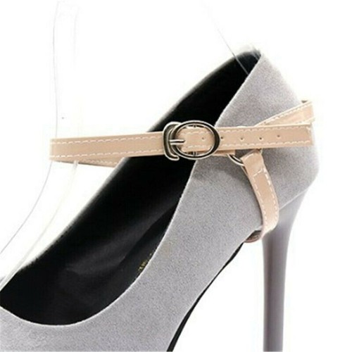 2pz Cinghie per Scarpe in Pelle Fascia per Tenere Scarpe Tacchi Alti Sciolti Staccabili - Foto 10 di 17