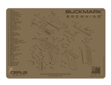 For Browning Buckmark 22 LR PREMIUM Armorers Cleaning Mat FDE Cerus Gear 