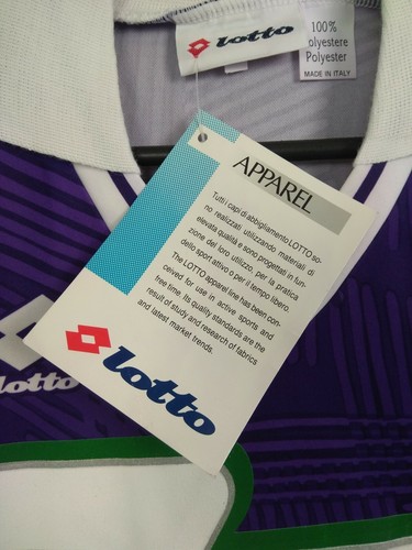Fiorentina Jersey 1992 1993 Home Long Sleeve L Shirt Maglietta Soccer Lotto ig93 - Picture 10 of 12