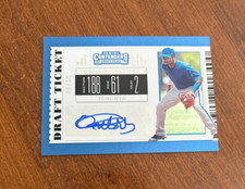 Orelvis Martinez 2019 Contenders Draft Ticket Auto #7 Toronto Blue Jays /99