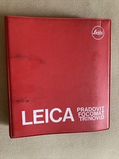 LEICA OBIEKTYW APARATU CENNIK DEALERA 1982 ORYGINALNY SEGREGATOR LEICA 12 SEKCJI RZADKI
