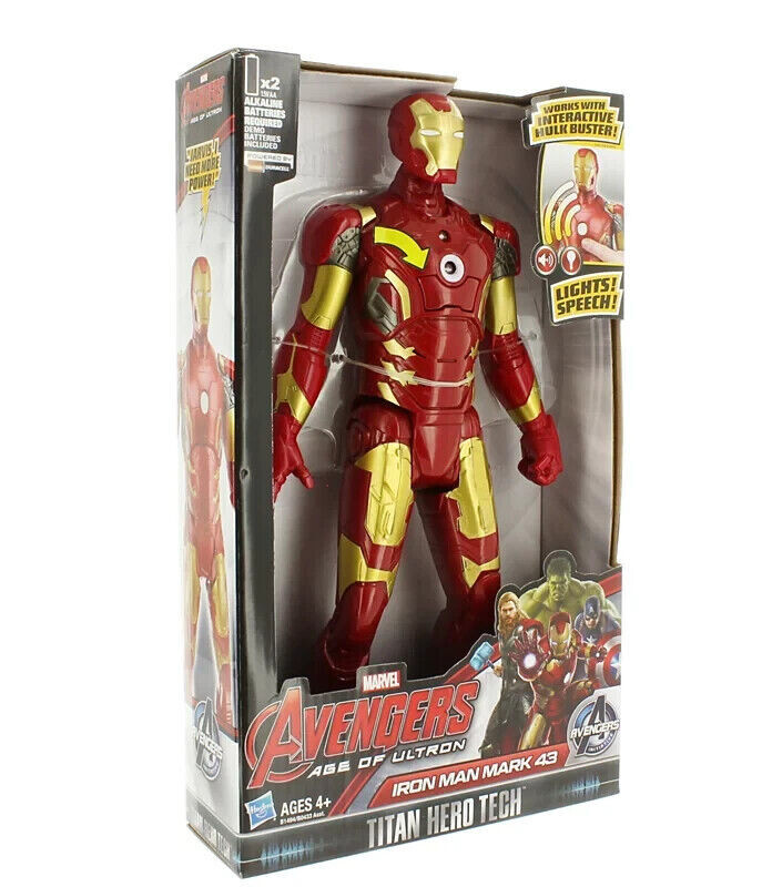 Avengers Iron Man 12 Zoll Figur – Titan Hero Serie, Mit Superkräften, Für Kinder Ab 4 Jahren